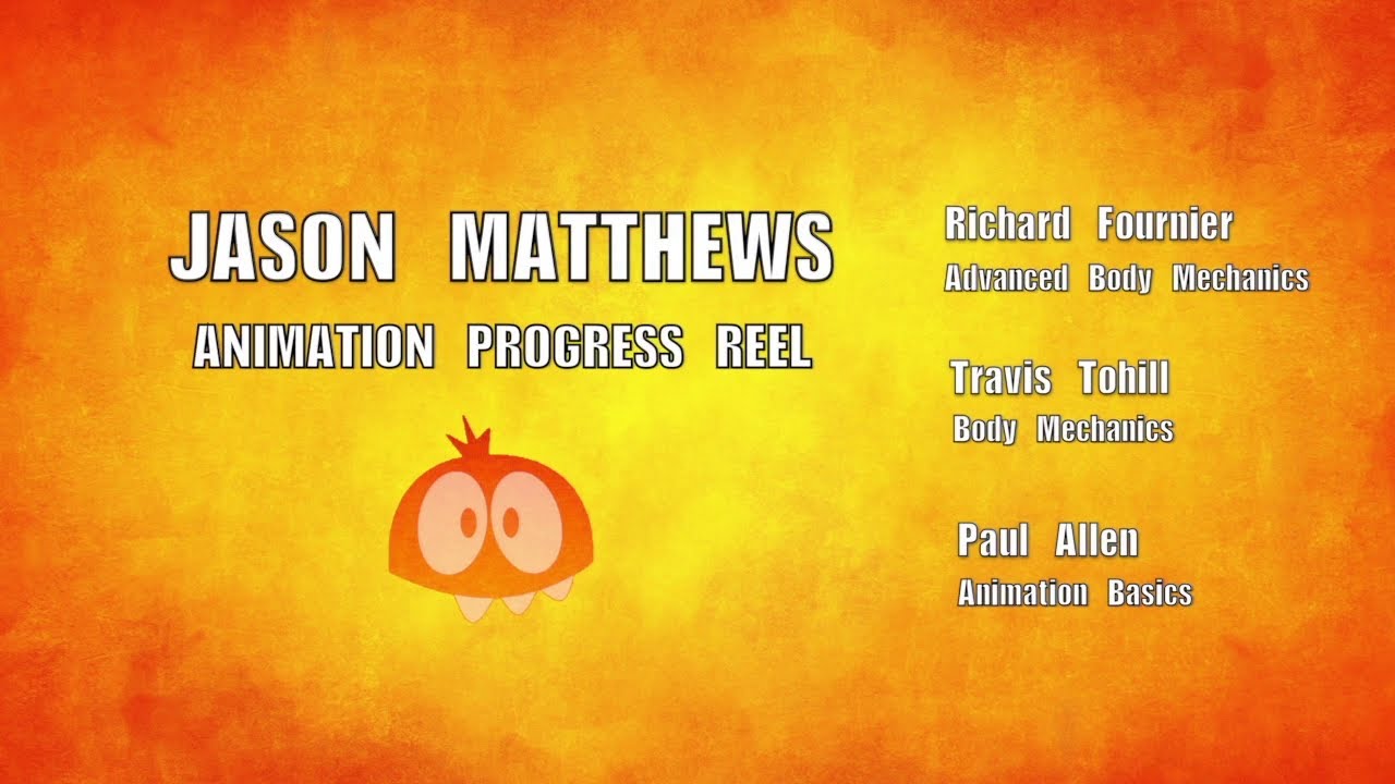 Animation Mentor Progress Reel - Jason Matthews - YouTube