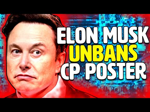 Elon Musk DEFENDS user posting CP on Twitter, UNBANS account!