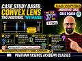 In an experiment with convex lens of focal length f, the screen is fixed at a distance D from the ob