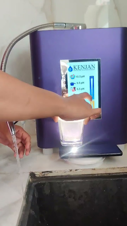 KENJAN HYDROGEN ALKAINE WATER IONIZER LIVE DEMO #alkalinewaterionizer