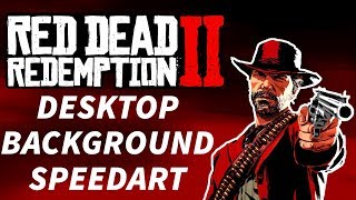 Red Dead Redemption 2 Desktop Background Speed Art screenshot 2