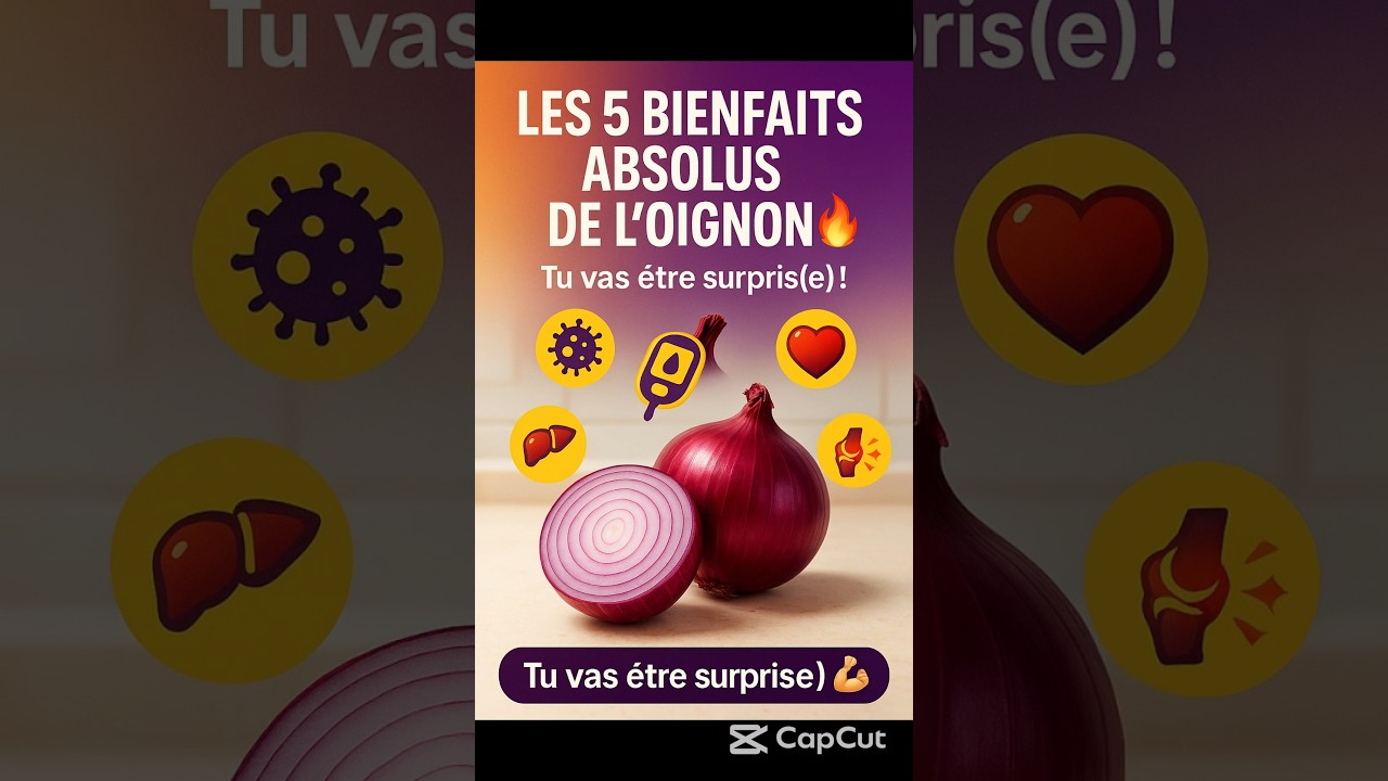 5 Bienfaits ABSOLUS de l'OIGNON
