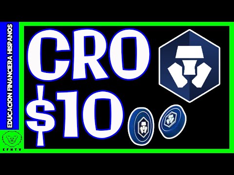 Por que Cronos CRO alcanzara los $10!