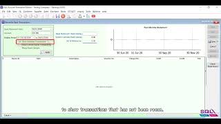 Sql Account Bank Reconciliation