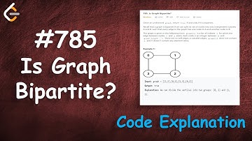 Is Graph Bipartite? | Live Coding with Explanation | Leetcode #785