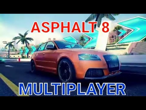 JOGANDO MULTIPLAYER DE ASPHALT 8 (não sou mt bom n kkkkkkk)