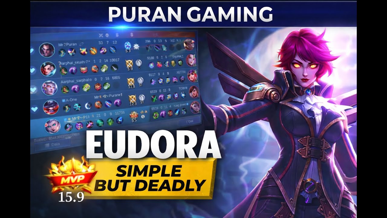 LIGHTNING QUEEN RETURNS ⚡ Eudora OP Gameplay | Mobile Legends