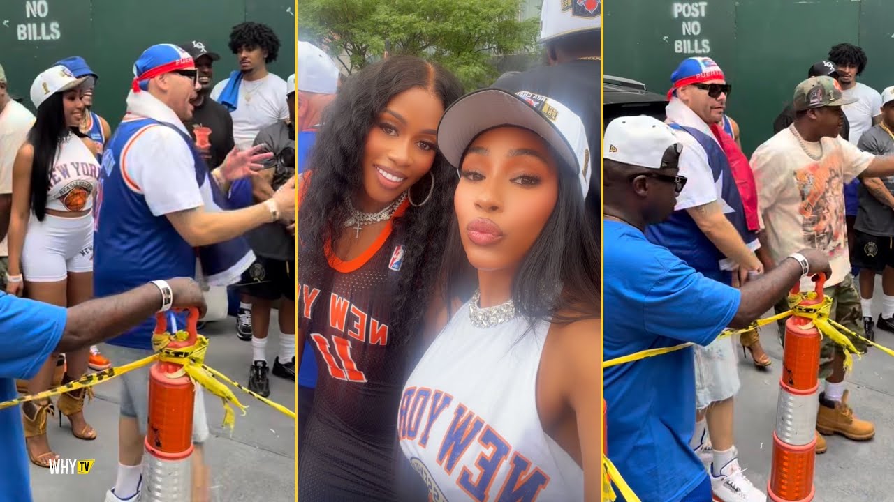 🔥 Yung Miami Shocks Knicks Parade by Shooting New Music Video with Jadakiss & Fat Joe! 👇🎤 Yung Miami took the electrifying chaos of the Knicks victory parade and turned it into the perfect backdrop for her new music video shoot