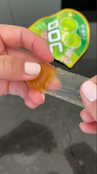 Viral grape candy you can peel! 🍇 #japan #candy #cute