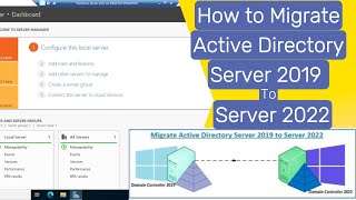 Migrate Active Directory Server 2019 to Server 2022