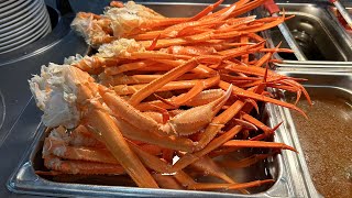 ALL YOU CAN EAT SNOW CRAB LEGS & SUSHI SEAFOOD BUFFET @ THIS BRAND NEW BUFFET IN LAS VEGAS NV!