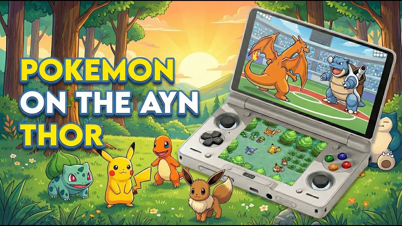 Pokemon на AYN Thor — это (почти) ИДЕАЛЬНО