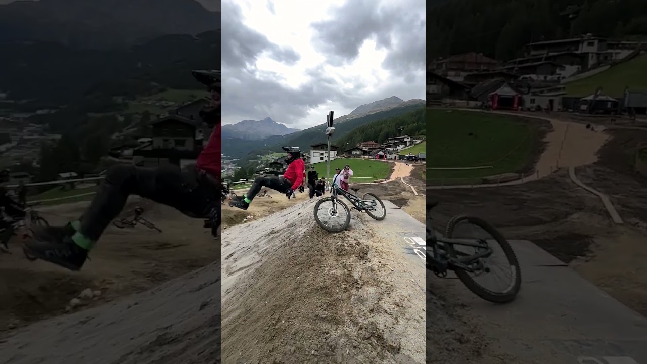 Christian Arehart doing a Knuckle Huck Frontflip 🤔 Should all runs end with a dismount trick?