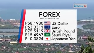Balitang Bisdak: Balor Sa Peso Sa Dolyar Karong Adlawa, November 5, 2024