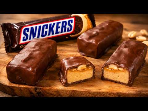 Once you’ve tried these homemade Snickers, you’ll never go back to store-bought ones