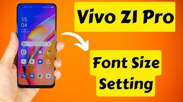 Vivo Z1 Pro Font Size Setting || Vivo Z1 Pro Set Font Style 📲 [New Tutorial]