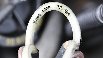 How to Replace a Fusible Link (Car won