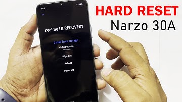 Realme Narzo 30A (RMX3171)  FACTORY RESET/ SCREEN UNLOCK with Keys