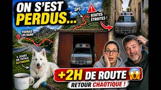 on s'est PERDU en rentrant... (+2H de galère en AMBULANCE)  #vanlifefrance #gpsfail
