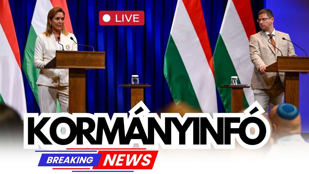 Kormányinfó és elemzés - Élő közvetítés - HírTV