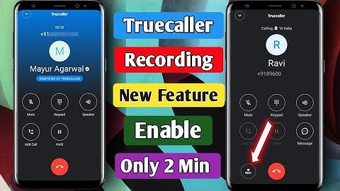 How to enable truecaller call recording | truecaller Call Recording Kaise On Kare | #truecaller