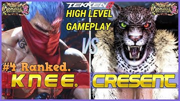 T8 ▰ KNEE (#4 Ranked Bryan) Vs CRESCENT (Armor King) ▰ Tekken 8 High Level Gameplay