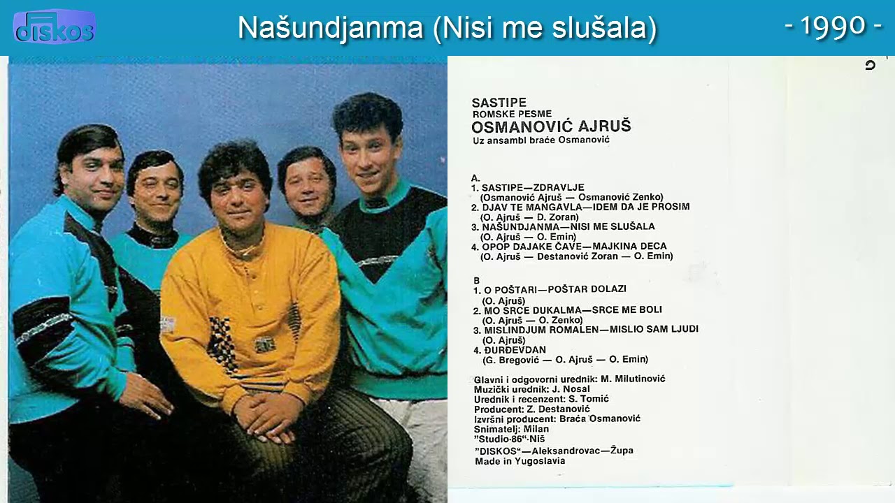 Ajrus Osmanovic - Nasundjanma (Nisi me slusala) - (Audio 1990)