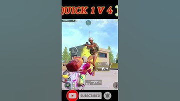 QUICK 1 V 4 CLAUTH ☠️ #bgmi #shorts #viral #trending #gaming #shortsfeed #shortvideo #viralvideo