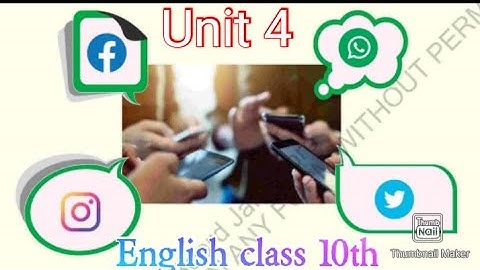 Class X - Unit 4: Media for Information & Reflection