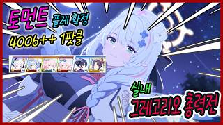 🍭토먼트 플레 확정🍭💕 4006++ 드히나 1팟클 그레고리오 플레는 이것으로 끝 BGM GOAT 그레고리오 총력전 공략 택틱 가이드【블루아카이브】(Torment indoor)