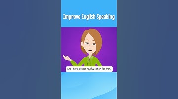 Improve English Speaking