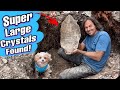 Giant smoky quartz crystal discovery in montana