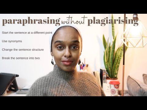 How to Paraphrase without Plagiarising | Essay Writing Made Easy