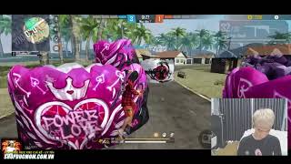 FREE FIRE Đức Mõm Cân 2 Trẻ Trâu Thách Đấu Top 2 Sever Việt Nam !!!