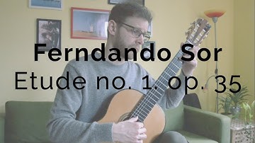 Fernando Sor - Etude no. 1 op. 35