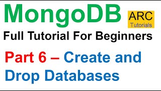 MongoDB Tutorial For Beginners #6 - Create and Drop Databases