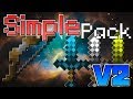 【Minecraft】PVPテクスチャ紹介 〔Simple Pack V2〕 【Minecraft PVP texture 16x16】【1.8.9】