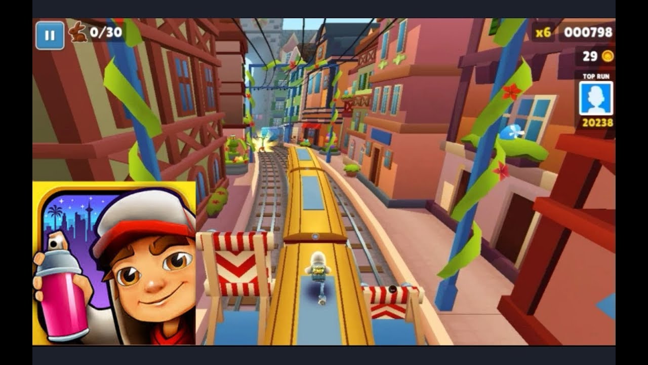 Cool Fullscreen Reverse Gameplay HD Subway Surfers (Part 3). YouTube