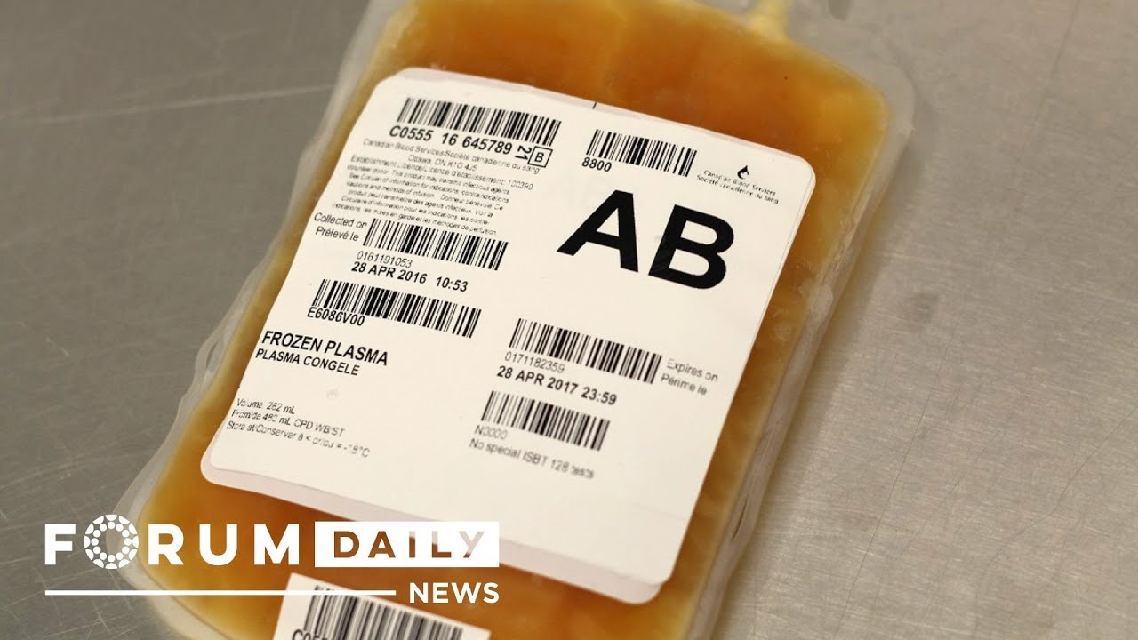 Канадская служба крови стремится к большей самодостаточности в плане плазмы.