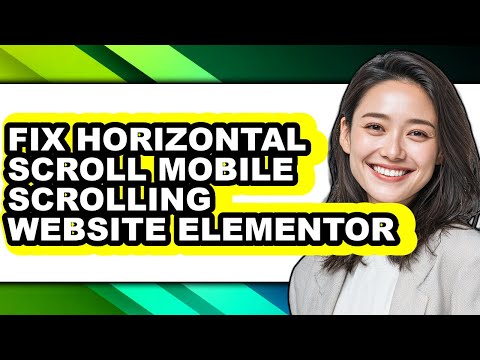 How to Fix Horizontal Scroll Mobile Scrolling Website Elementor - Step by Step