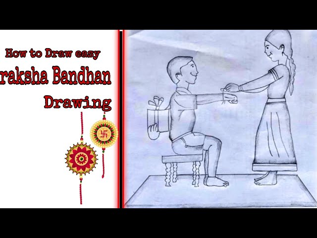 How to Draw Rakhi | Raksha Bandhan Drawing | Easy Rakhi Drawing | Happy Raksha  Bandhan Drawing | By All About ArtFacebook