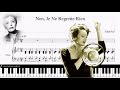 Edith Piaf - Non Je Ne Regrette Rien - Cover Piano & Flûte (Sheets Tutorial Non Je Ne Regrette Rien)