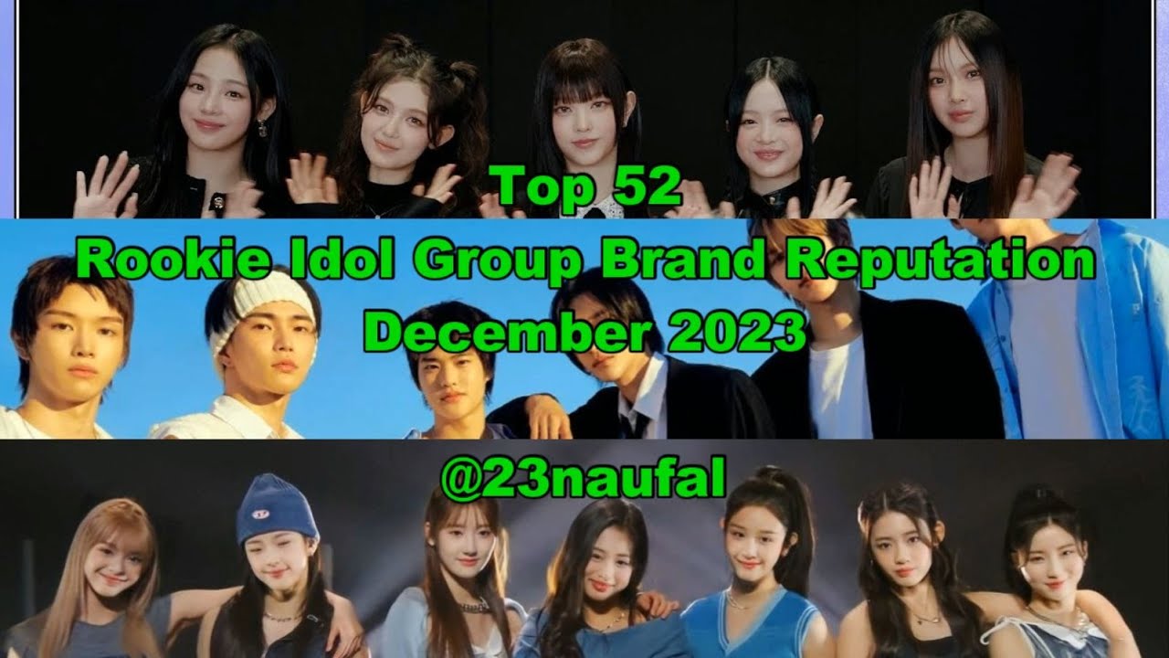 Top 52 Rookie Idol Group Brand Reputation December 2023 brikorea ...