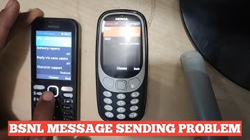 BSNL MESSAGE SENDING PROBLEM | SMS SERVICE CENTER | PROBLEM SOLVED