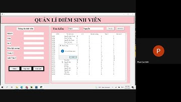 PROJECT LTUD - QUẢN LÝ ĐIỂM SINH VIÊN