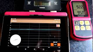 meCoffee temp and flow rate test   2 idle