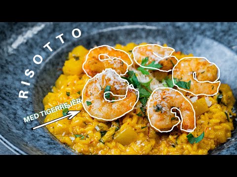 Video: Risotto Med Champagne Og Tigerreker