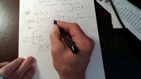 Solve Trig Functions section 5 3 Video 5