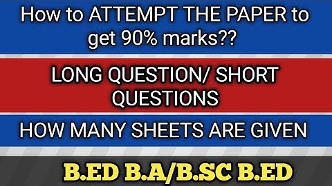 Paper में 90% लाने हैं तो ये video ज़रूर देखें | Best way to write b.ed exam paper |SHYNA GOYAL|Pup
