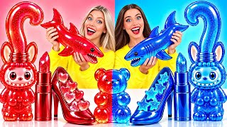 Red Food vs Blue Food Challenge | Crazy Kitchen Situations by Multi DO Challenge